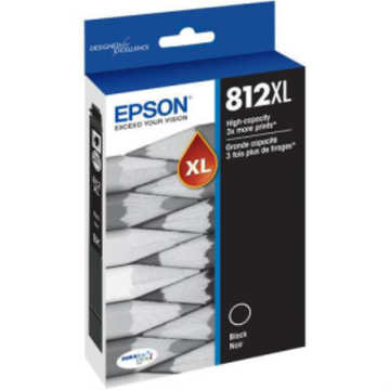 T812XL120-S Epson EPSON T812 High Capacity Black Ink Cartrid
