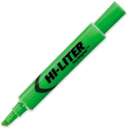 83504 Avery Hi-Liter – Surligneur de bureau vert fluorescent
