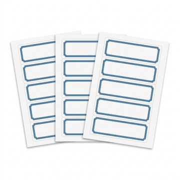 Avery – Étiquettes bleues pour couvertures de rapport (réf. 20267)