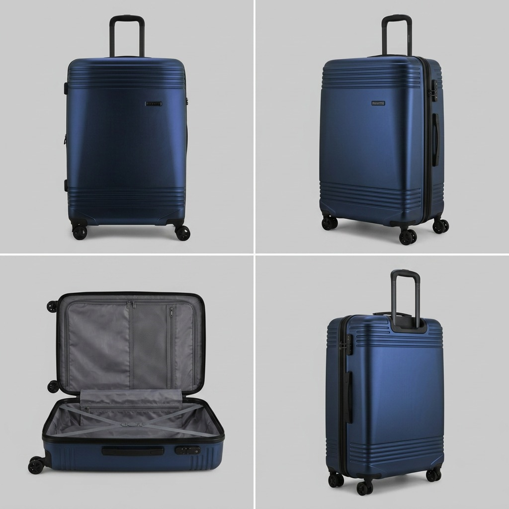 Visuel illustrant les caractéristiques de Bugatti Nashville – Grande valise rigide 28 po, bleu marine – photo 7