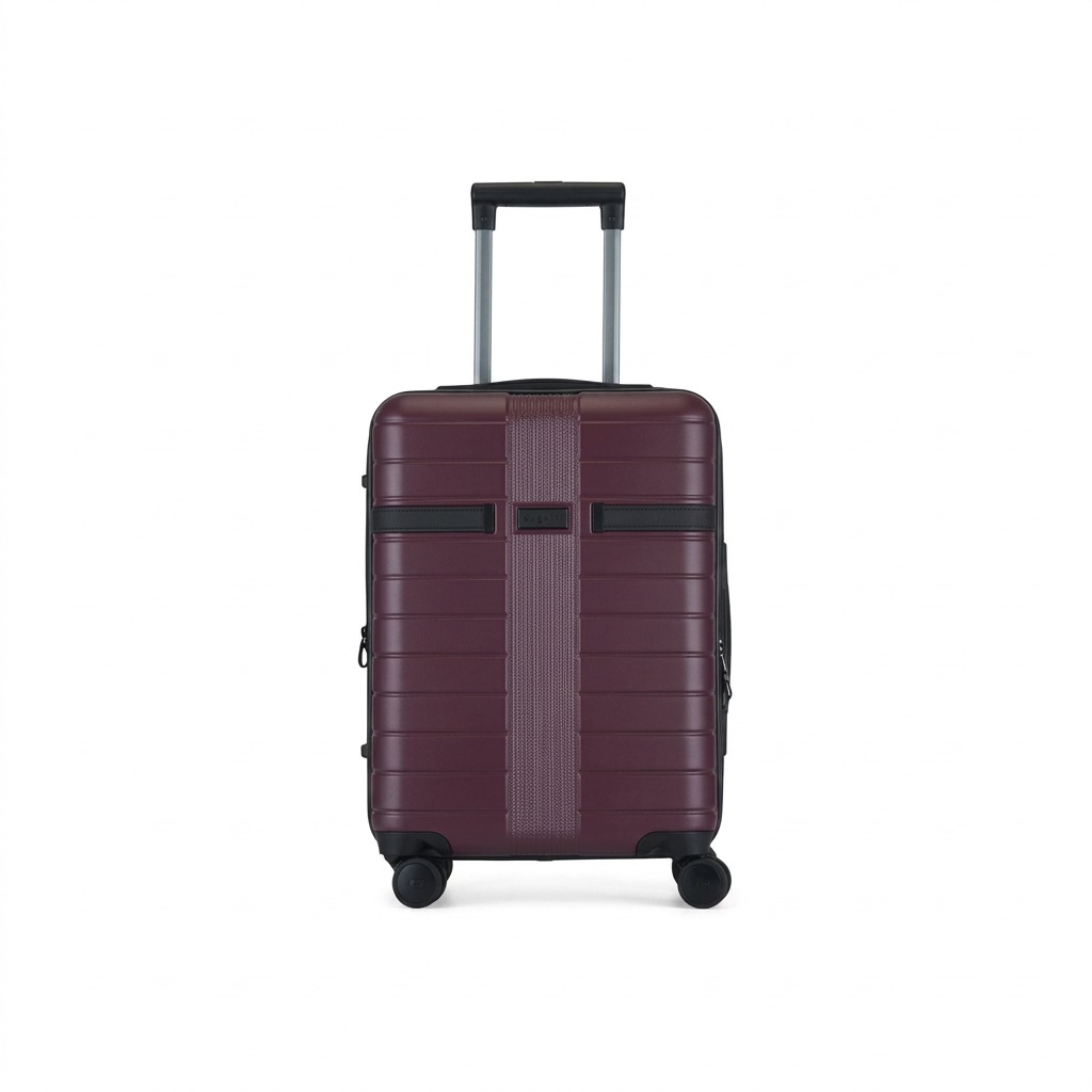 Vue complémentaire de Bugatti Hamburg – Valise cabine rigide à roulettes 360°, rouge laqué