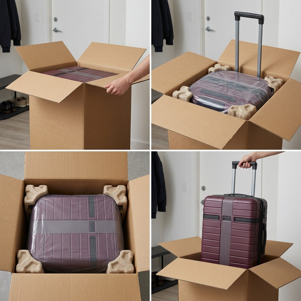 Bugatti Hamburg red lacquer carry-on luggage with telescopic handle and spinner wheels.