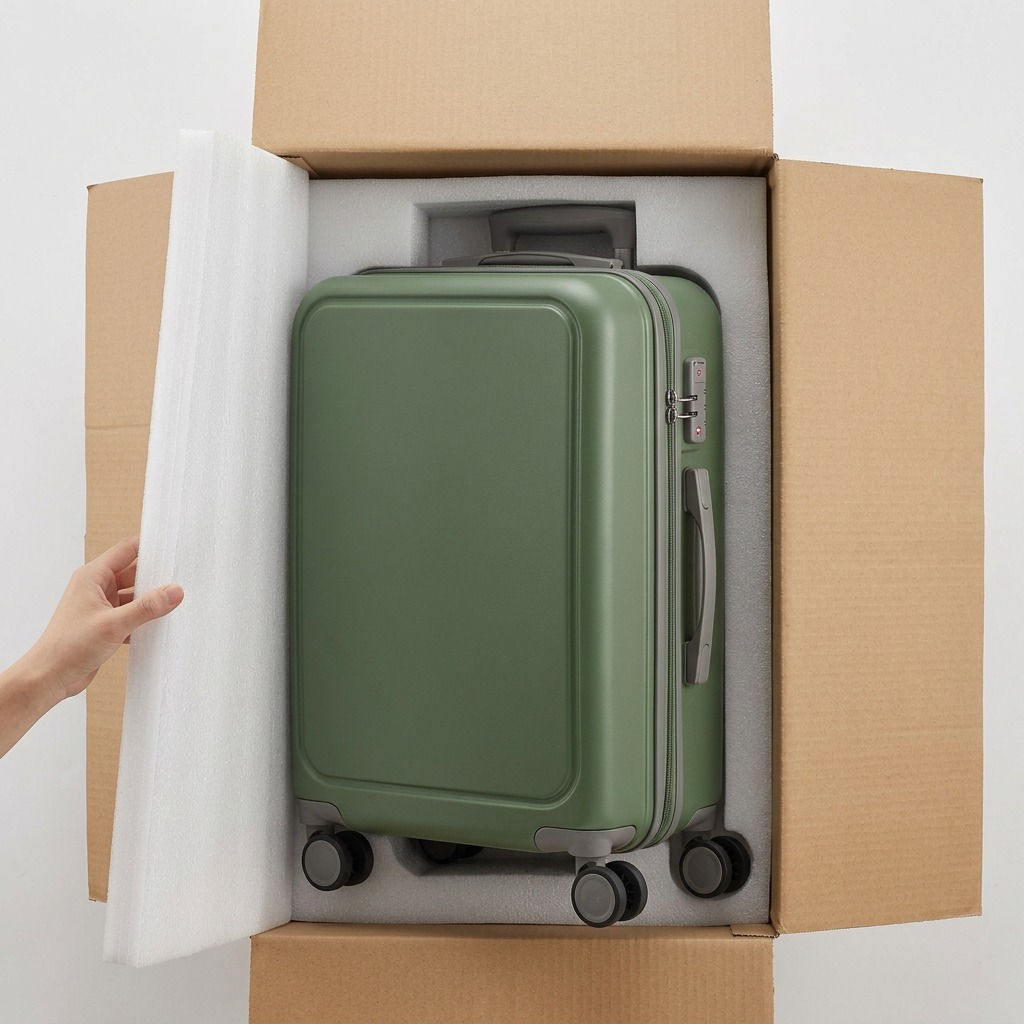 Emballage et présentation de Bugatti Birmingham – Valise cabine rigide extensible avec cadenas TSA, verte – photo 8