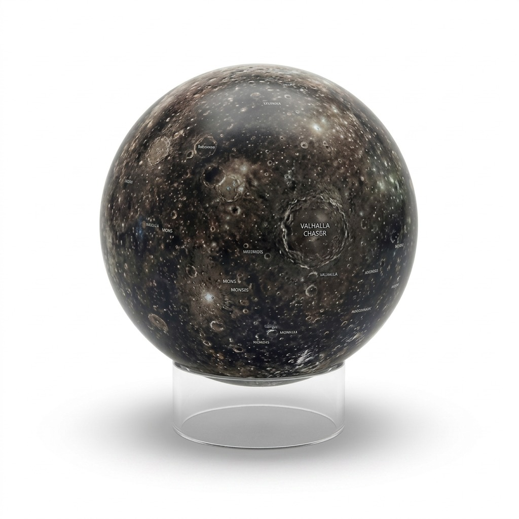 Replogle Astro CALLISTO – Globe multicolore — Détail du socle ou du support