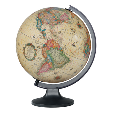 Replogle COPENHAGEN – Globe lumineux antique — Présentation de l’éclairage du globe
