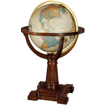 Replogle ANNAPOLIS – Globe lumineux antique — Présentation de l’éclairage du globe