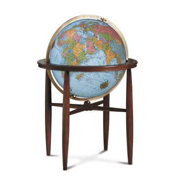Replogle FINLEY – Globe lumineux bleu — Présentation de l’éclairage du globe