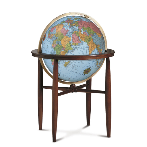 Replogle FINLEY – Globe lumineux bleu — Présentation de l’éclairage du globe