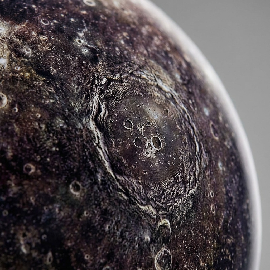 Replogle Astro CALLISTO – Globe multicolore — Gros plan de la cartographie et des détails
