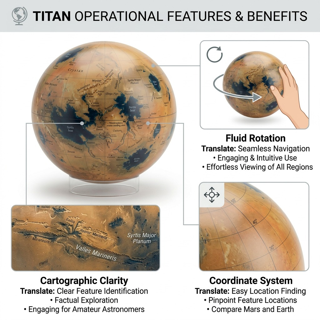 Replogle Astro TITAN – Globe multicolore — Vue complémentaire du produit, image 6