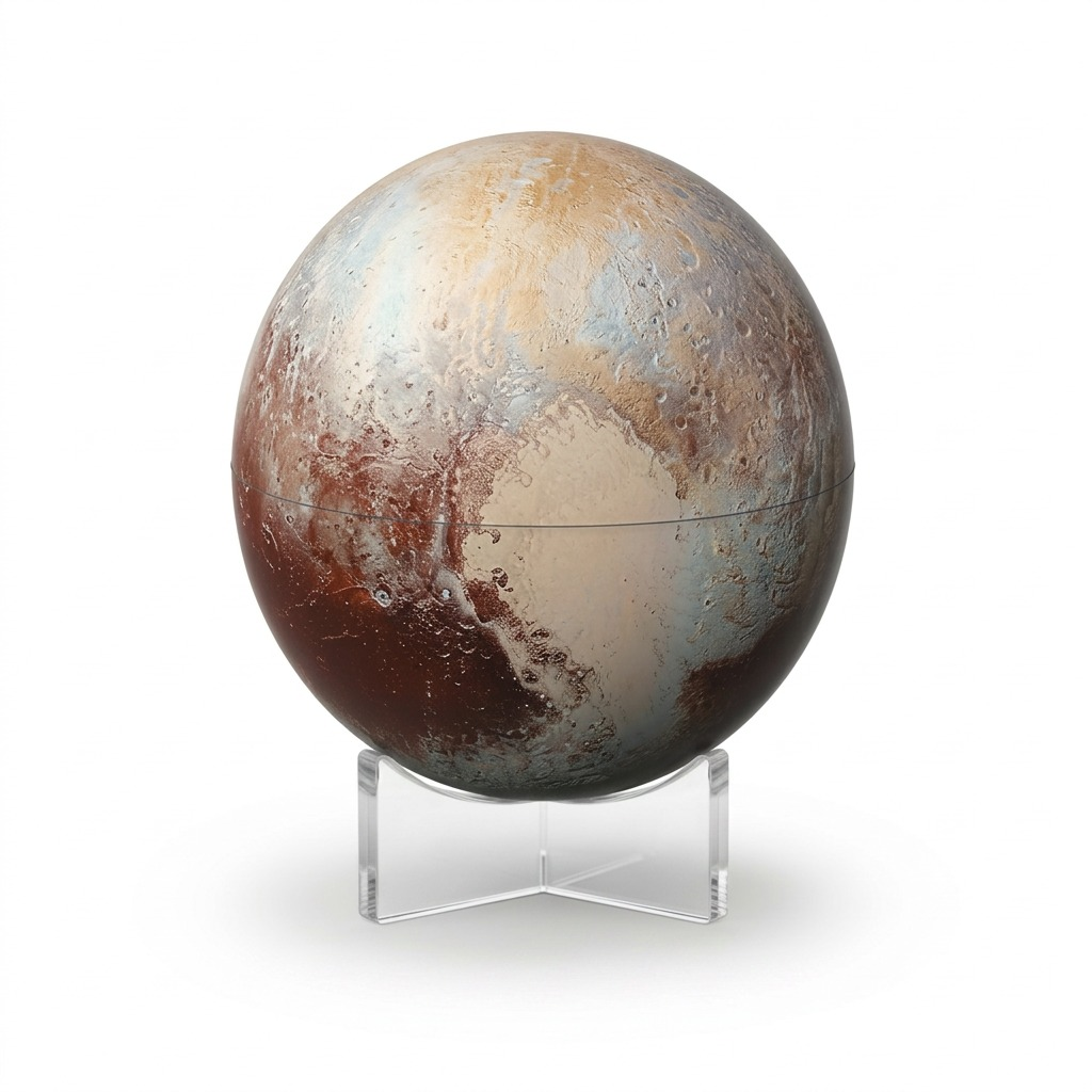 Replogle Astro PLUTO – Globe 6 po multicolore — Détail du socle ou du support