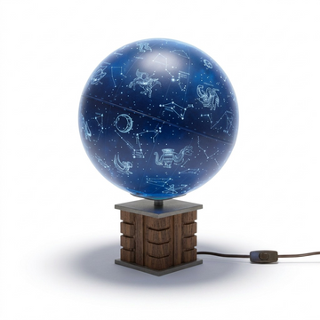 Replogle GLENCOE CONSTELLATION – Globe lumineux EN — Présentation de l’éclairage du globe