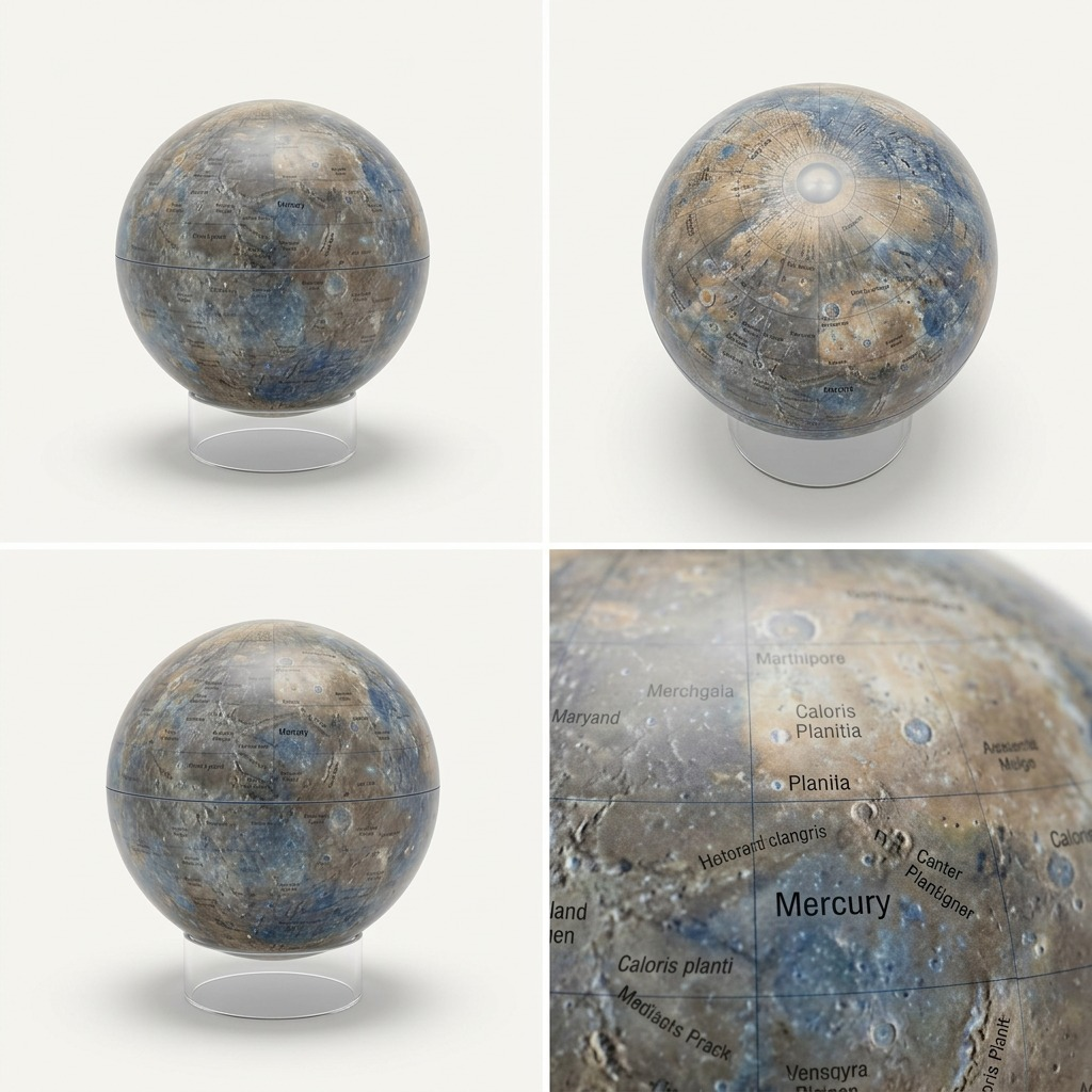 Replogle Astro MERCURY – Globe multicolore — Vue complémentaire du produit, image 5