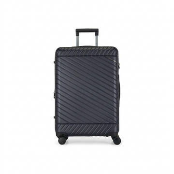 Gros plan sur un détail de Bugatti Oslo – Valise rigide moyenne extensible 24 po, bleu marine