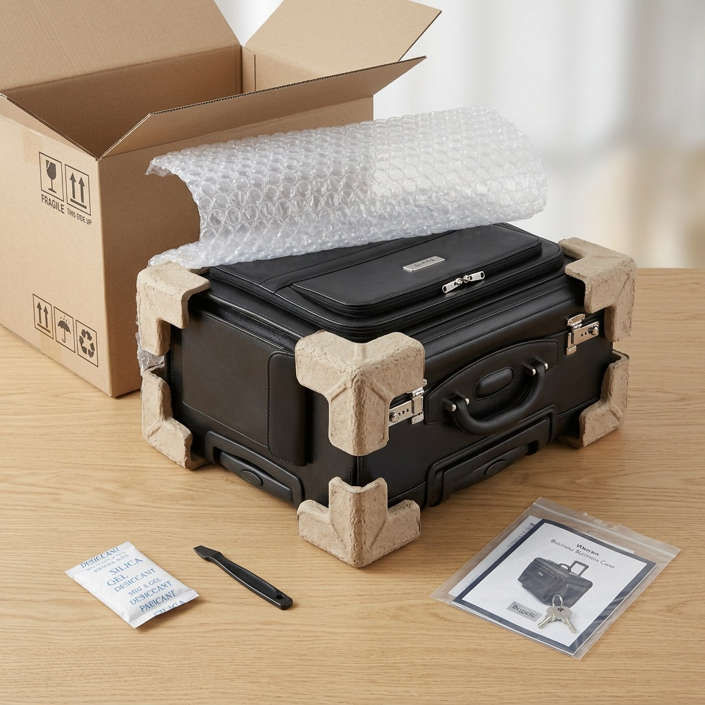 Bugatti Warren – Mallette d’affaires à roulettes pour portable 15,6 po, noire – vue 5
