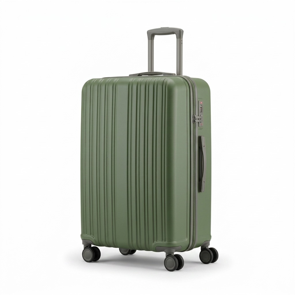 Vue complémentaire de Bugatti Birmingham – Grande valise rigide extensible 30 po, vert