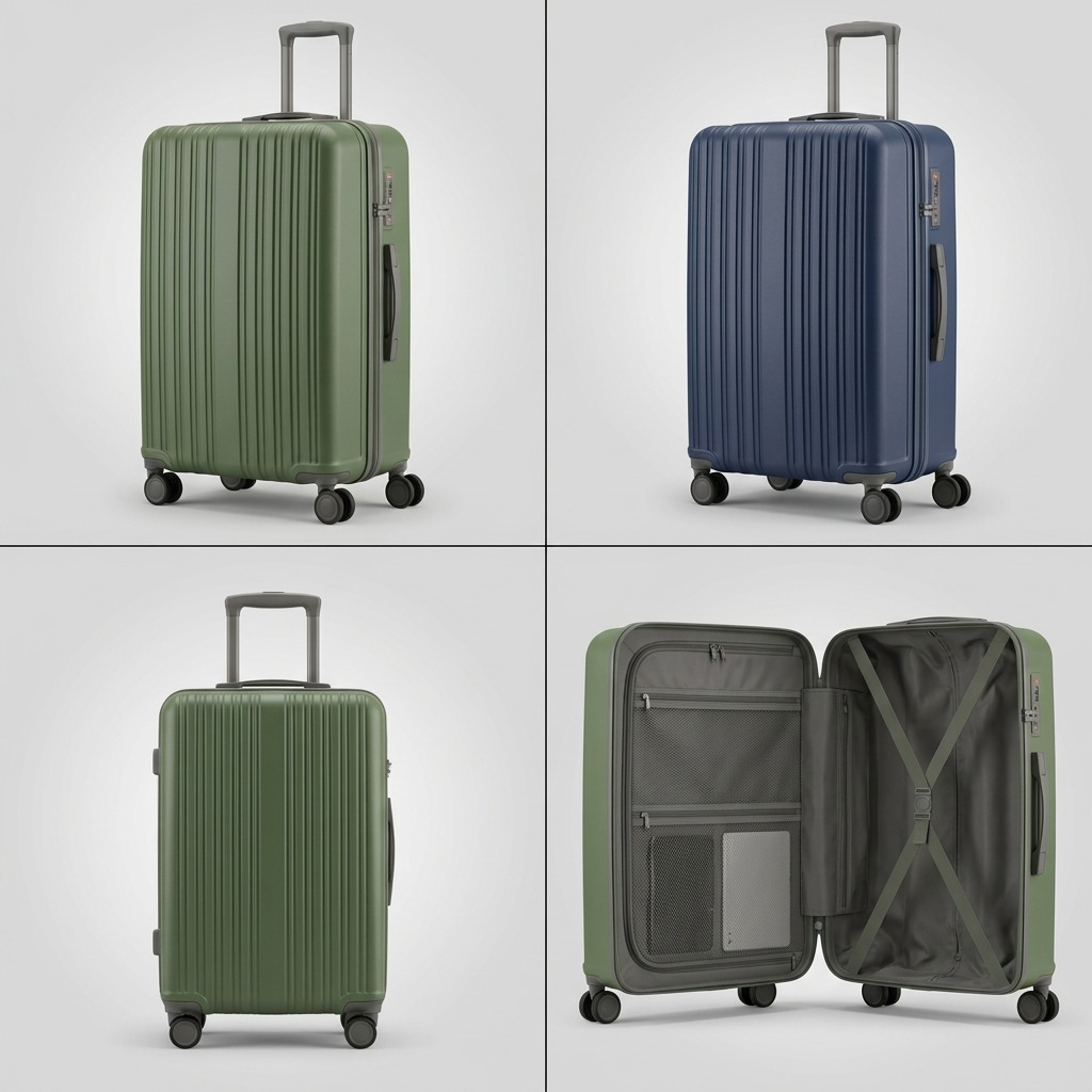Visuel illustrant les caractéristiques de Bugatti Birmingham – Grande valise rigide extensible 30 po, vert – photo 5