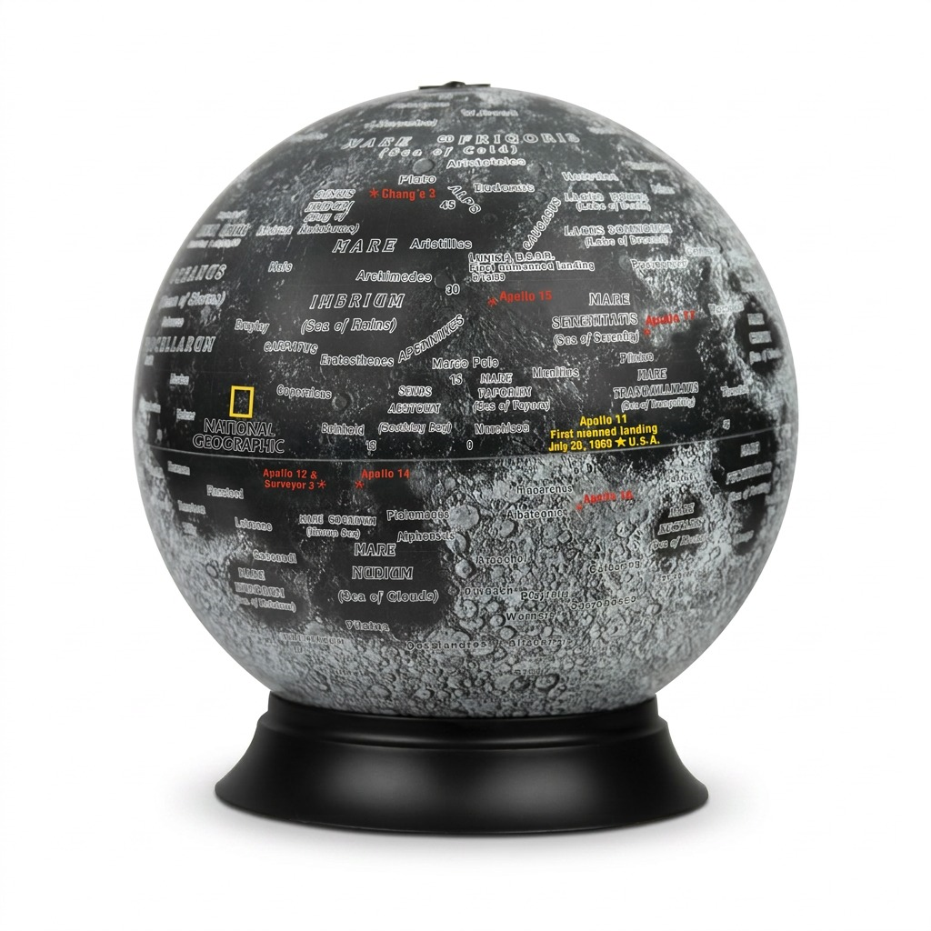 Replogle NG National Geographic – Globe 12 po EN — Présentation de l’éclairage du globe
