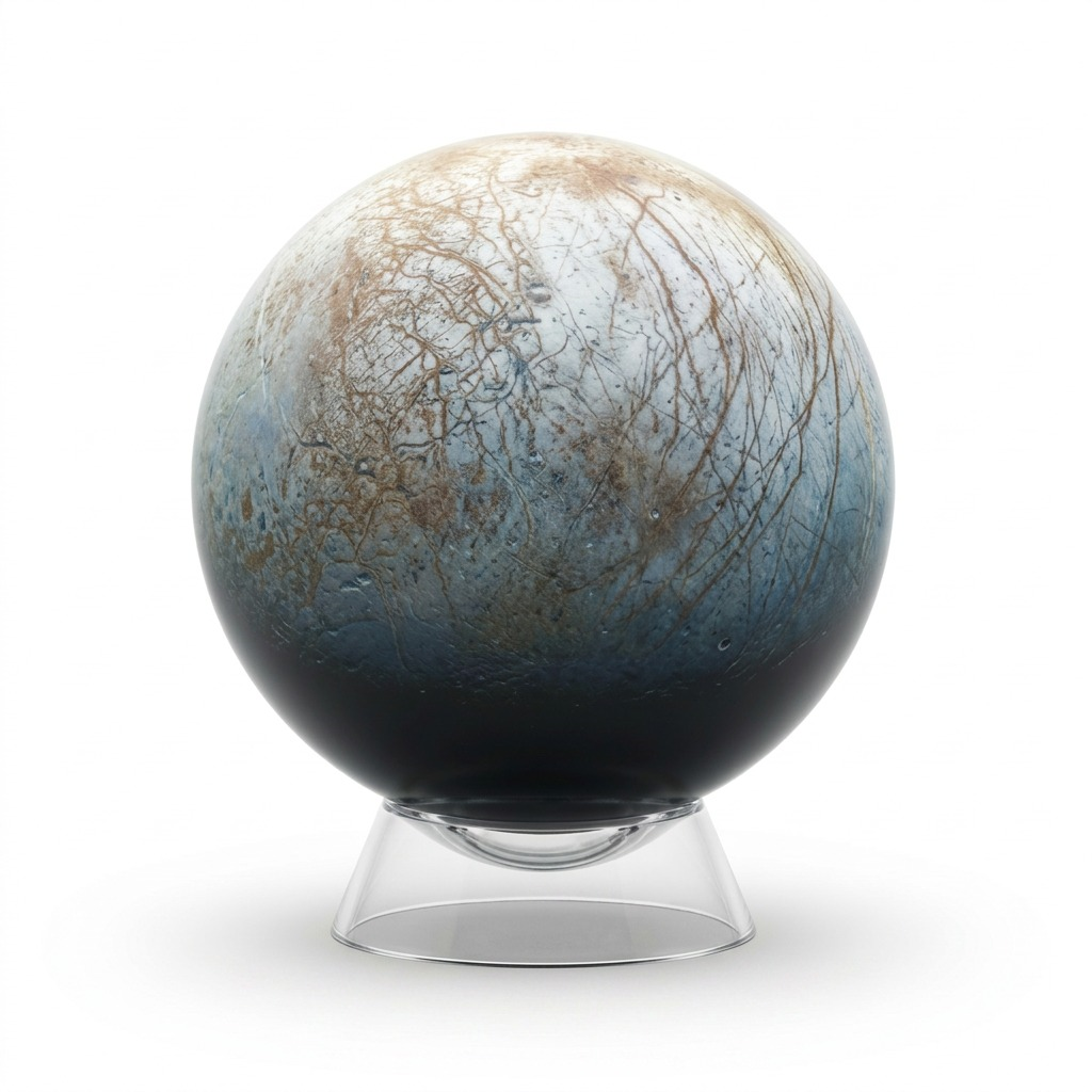 Replogle Astro EUROPA – Globe multicolore — Détail du socle ou du support