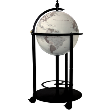Replogle EMPIRE – Globe-bar lumineux gris — Présentation de l’éclairage du globe