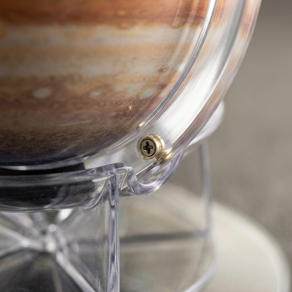 Replogle Astro JUPITER – Globe multicolore — Gros plan de la cartographie et des détails