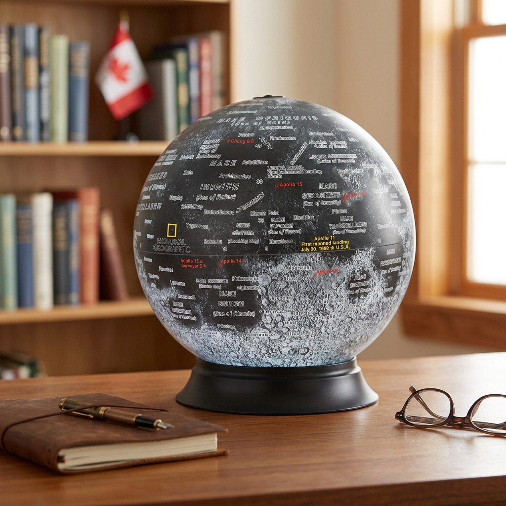 Replogle NG National Geographic – Globe 12 po EN — Présentation de l’éclairage du globe