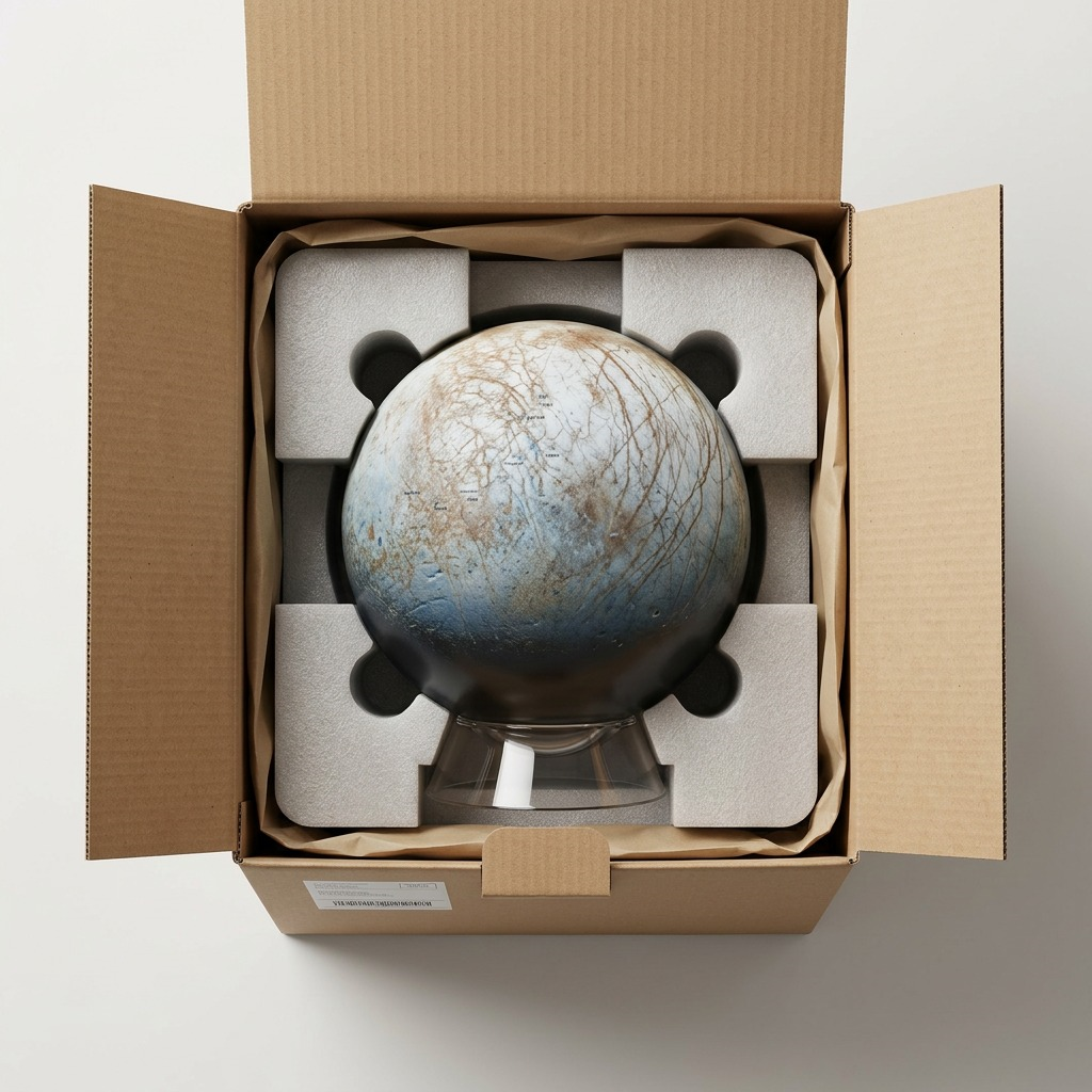 Replogle Astro EUROPA – Globe multicolore — Présentation du produit et de son emballage