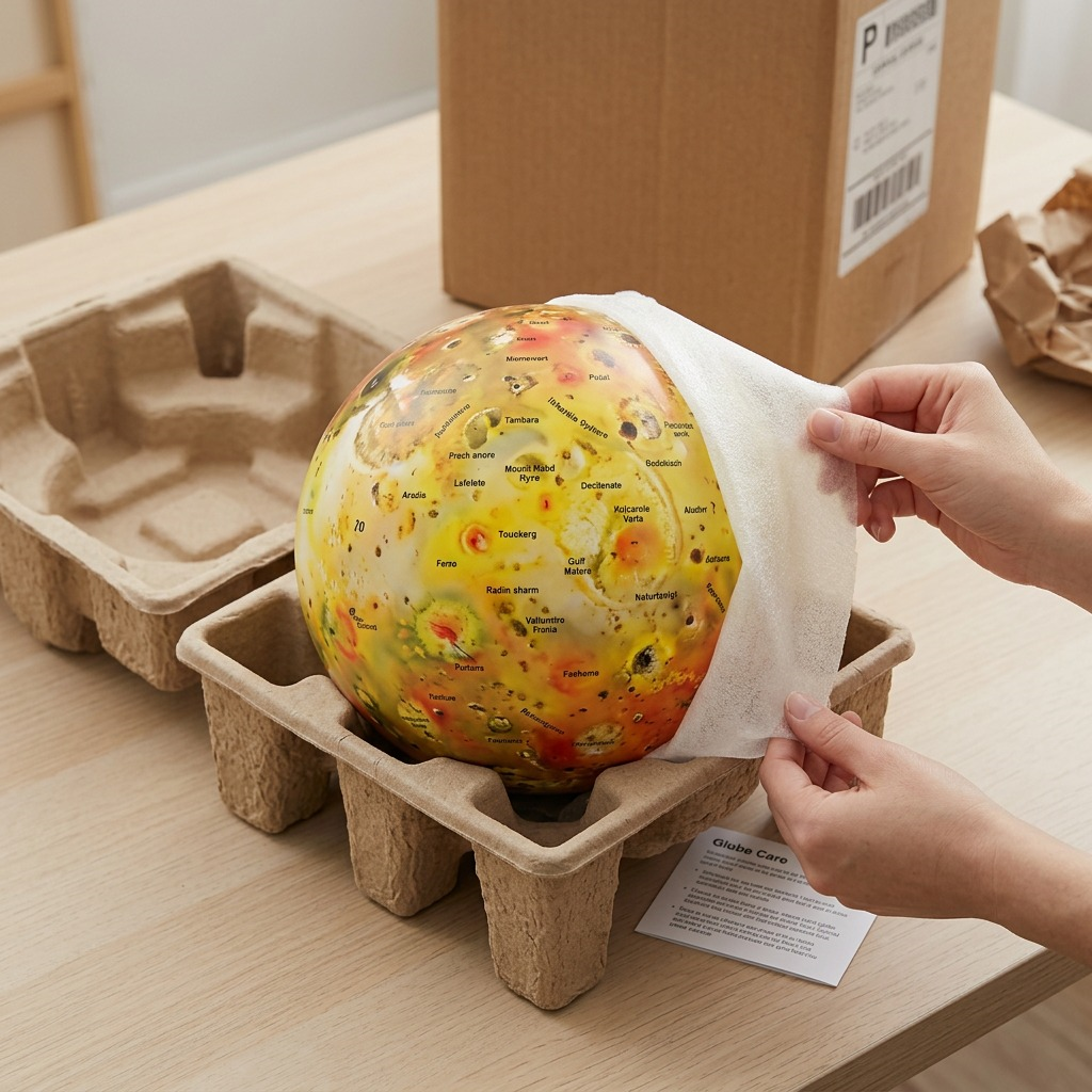 Replogle Astro IO – Globe multicolore — Présentation du produit et de son emballage