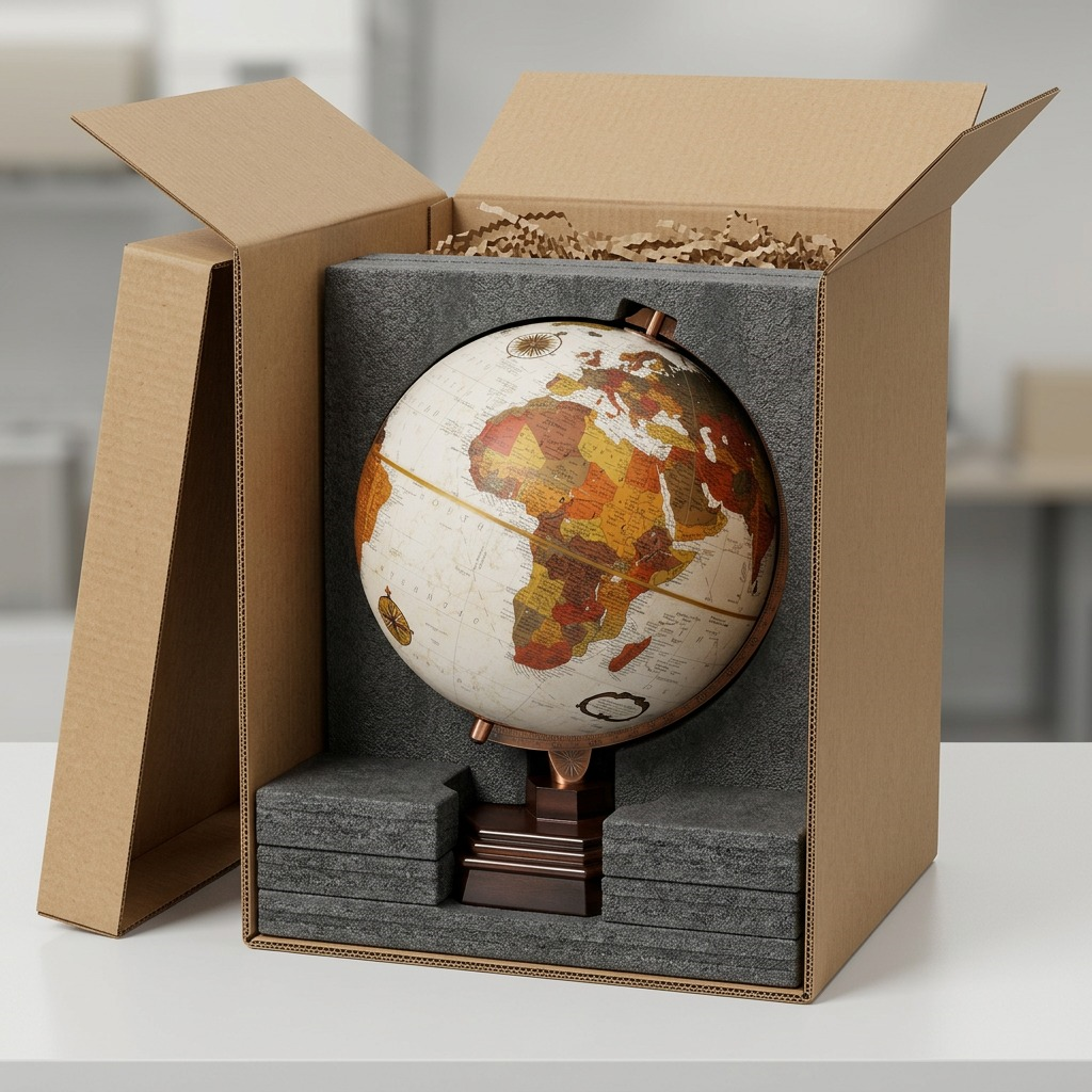 Replogle USONIAN – Globe bronze — Présentation du produit et de son emballage