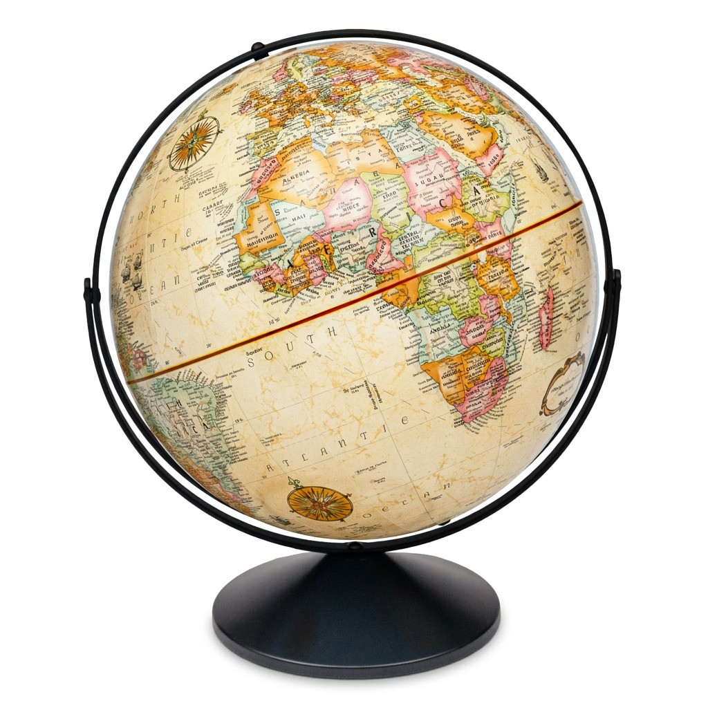 Replogle Eureka – Globe 16 po antique EN — Vue principale du produit sur fond clair