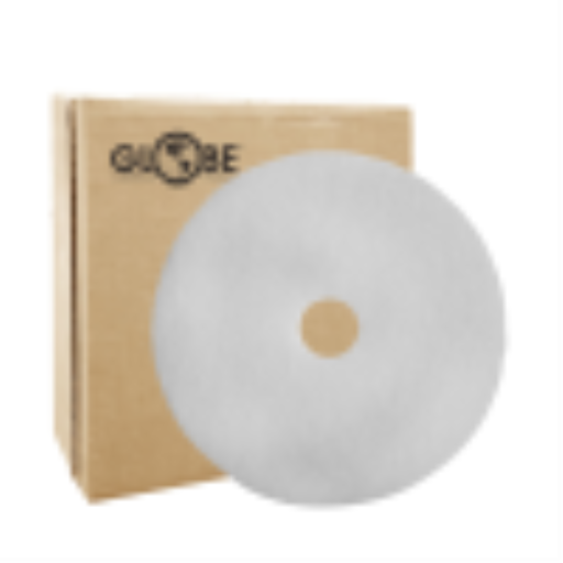 Globe – Tampon blanc de super polissage pour plancher 13 po – 200W-13