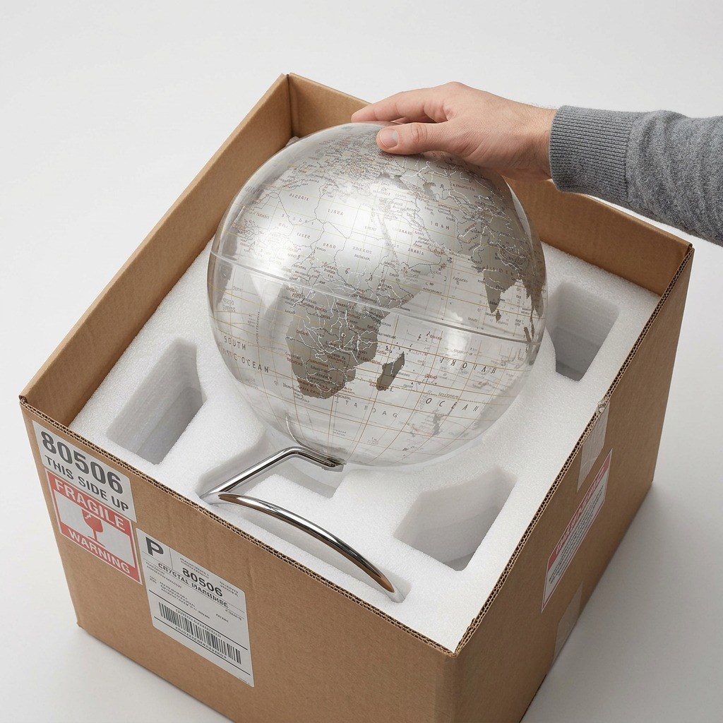 Replogle CRYSTAL MARQUISE – Globe — Présentation du produit et de son emballage