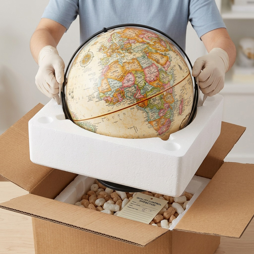 Replogle Eureka – Globe 16 po antique EN — Vue complémentaire du produit, image 8