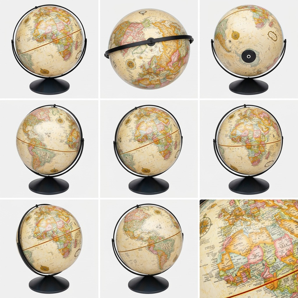 Replogle Eureka – Globe 16 po antique EN — Vue complémentaire du produit, image 6