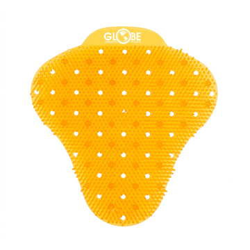 Grilles d’urinoir Globe Aquös, parfum mangue-orange, paquet de 2