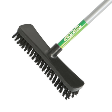 Globe – Brosse de terrasse 10 po, manche métal 48 po – réf. 4019