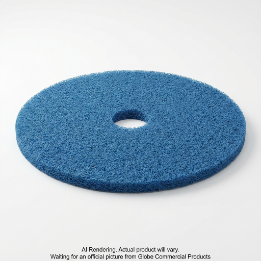 Globe – Tampon bleu de nettoyage pour plancher 20 po – 240B-20
