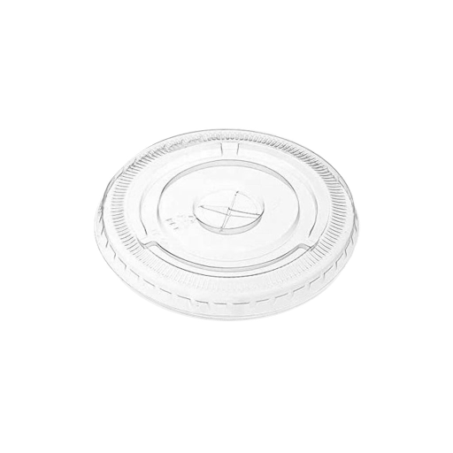 Globe – Couvercles plats transparents en PLA avec ouverture pour gobelets froids de 12 à 20 oz, paquet de 50 – 6121