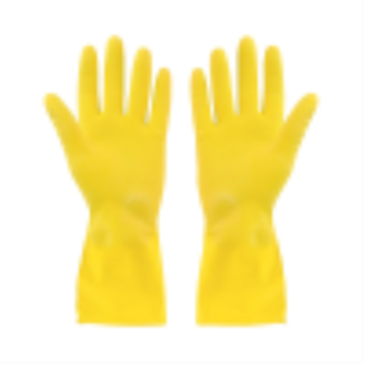 Globe – Gants de ménage jaunes doublés, très grands, 12 paires – 7772