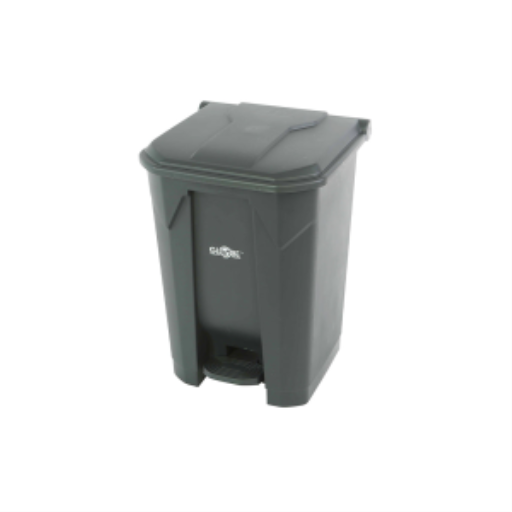 Globe – Poubelle grise à pédale de 18 gallons – 9674