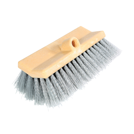 Globe – Brosse de lavage à deux niveaux 10 po, fibres grises – 3626