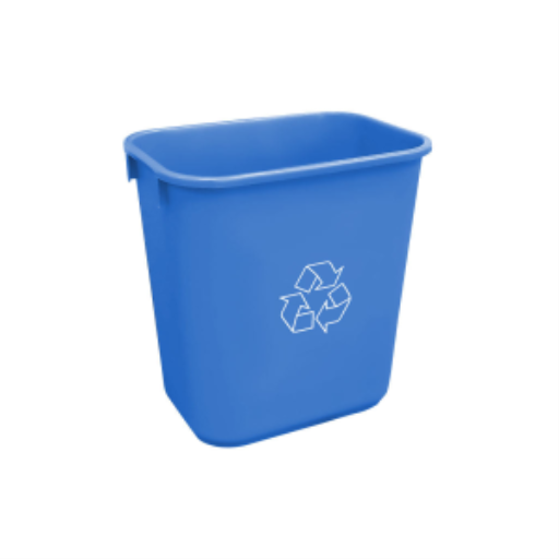 Globe – Corbeille de recyclage bleue 26 L – 9756BLU