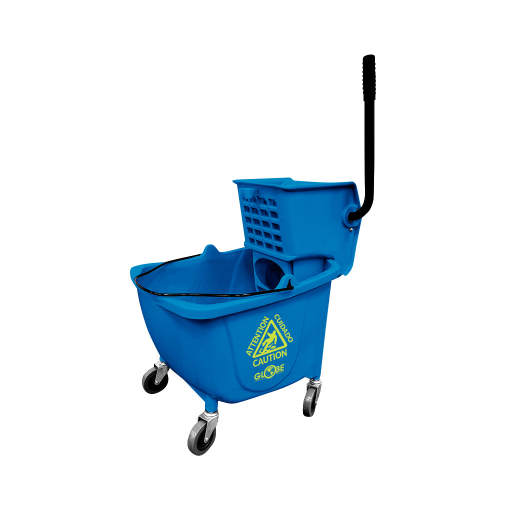 Globe – Seau bleu 35 pintes avec essoreuse latérale – 3080B