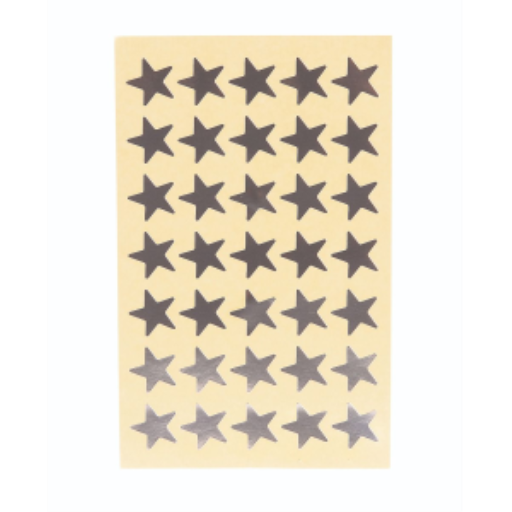 Silver Stars, 350/Pkg. / 
?toiles argent ? paquet de 350