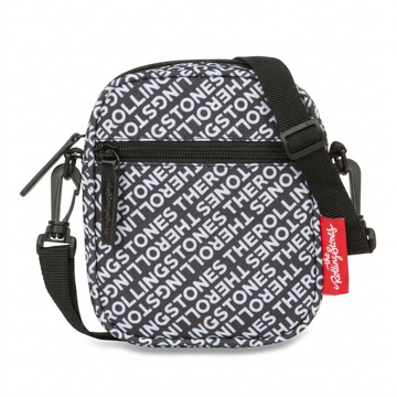 Petit sac bandoulière The Rolling Stones The Core en polyester photographié sur fond blanc