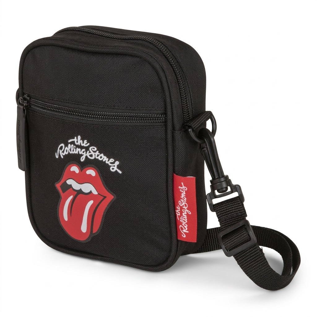 Petit sac à bandoulière The Rolling Stones The Core noir CBY6018RS-BLK