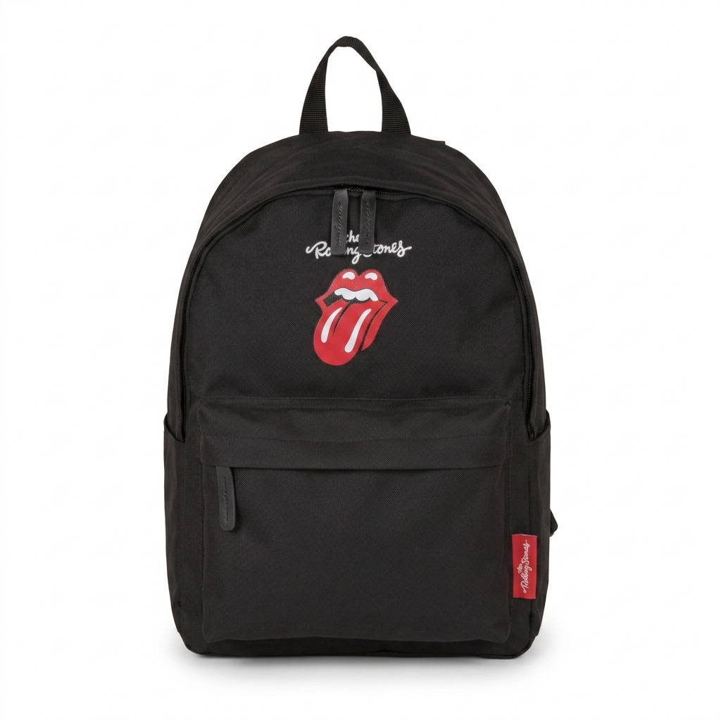 Vue complémentaire de The Rolling Stones The Core – Sac à dos en polyester, noir