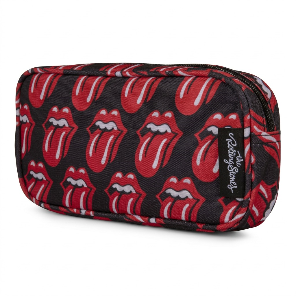 The Rolling Stones The Core étui à crayons noir et rose PCA6022RS-BLP