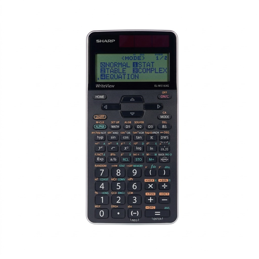 Vue principale du produit : SHARP ELW516XGSL (calculatrice)