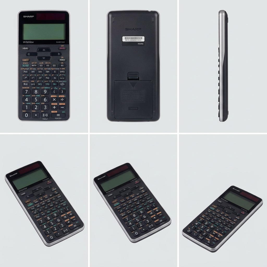 Vue principale du produit : SHARP ELW516XGSL (calculatrice)